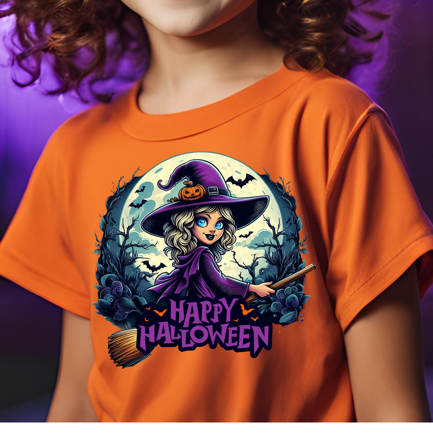 Happy Halloween Witch Kids T-Shirt