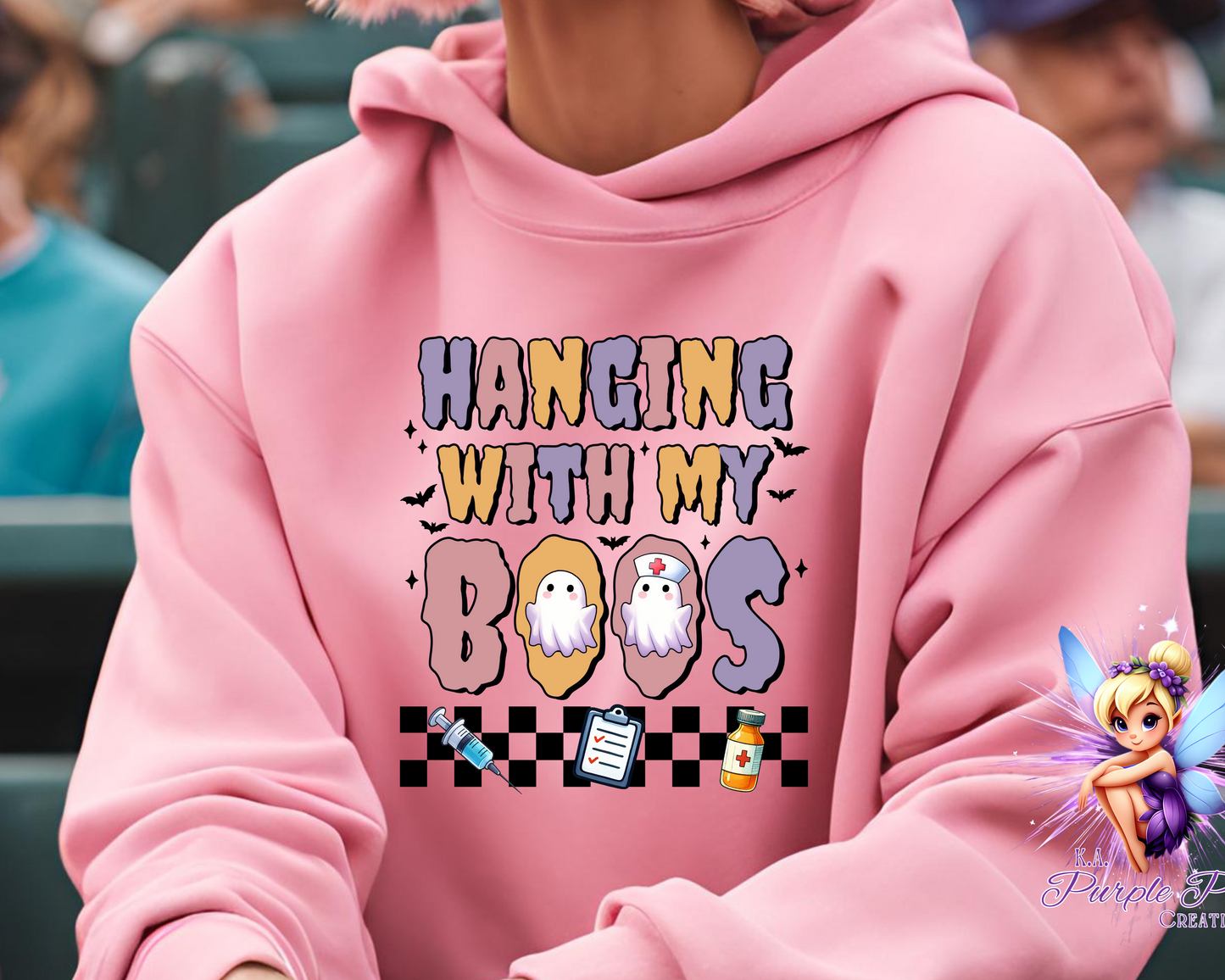 "Hanging with My Boos" Halloween Hoodie